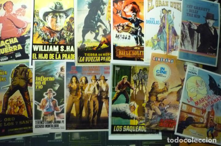 Cin&eacute;ma: lote reproducciones papel y foto westerns