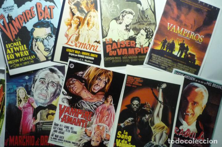 Cin&eacute;ma: LOTE REPRODUCC.PAPEL FOTO PELICULAS TERROR ESPA&Ntilde;OLAS Y EXTRANJERAS VAMPIROS