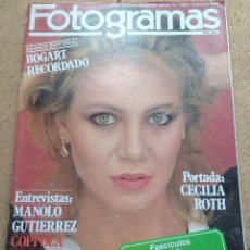 Cine: FOTOGRAMAS, Nº 1683, FEBRERO 1983 / CINE HOLLYWOOD PELÍCULAS COPPOLA CECLIA ROTH PAUL NEWMAN BOGART. Lote 353270854