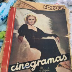 Cine: REVISTA CINEGRAMAS 3 MAYO 1936. Lote 355957355