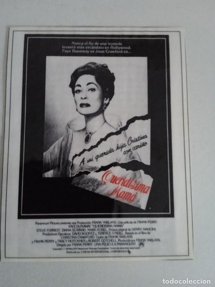 Cine: Querid&iacute;sima mam&aacute; - Foto 1