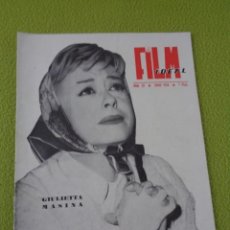 Cine: FILM IDEAL - Nº 20 - 1958 - GIULIETTA MASINA, VISCONTI, ROSSELLINI, VITTORIO DE SICA, ANTONIONI. Lote 358476560