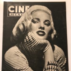 Cinema: REVISTA CINE MUNDO 1954 MAMIE VAN DOREN JACINTO BENAVENTE GINA LOLLOBRIGIDA MARLENE DIETRICH