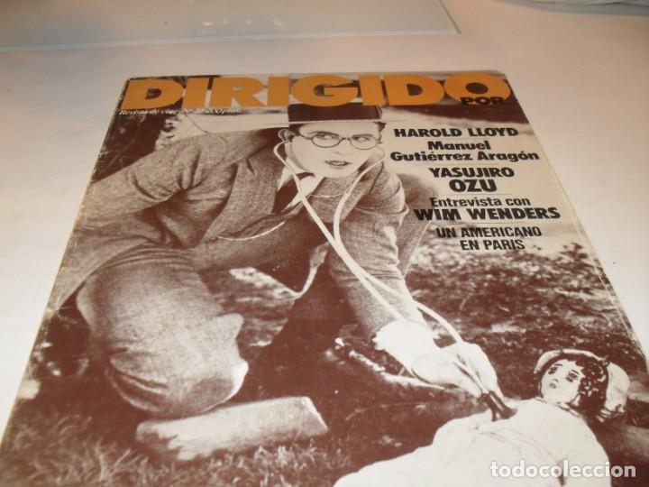 Cinema: DIRIGIDO POR Nº82.AÑO 1972.LA MEJOR REVISTA DE CINE.DE KIOSKO,ESPECIAL HAROLD LLOYD.