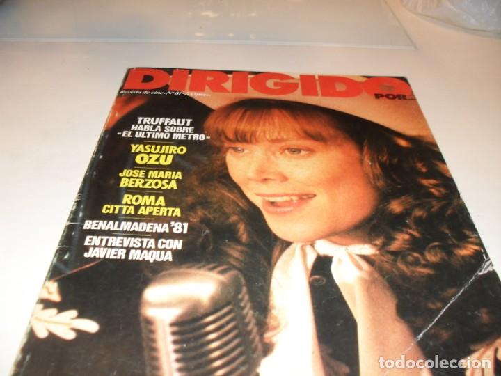 Cinema: DIRIGIDO POR Nº81.AÑO 1972.LA MEJOR REVISTA DE CINE.DE KIOSKO,ESPECIAL YASUJIRO OZU.