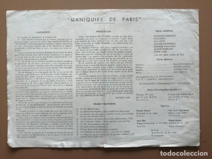 Cine: MANIQUIES DE PAR&Iacute;S - Foto 3