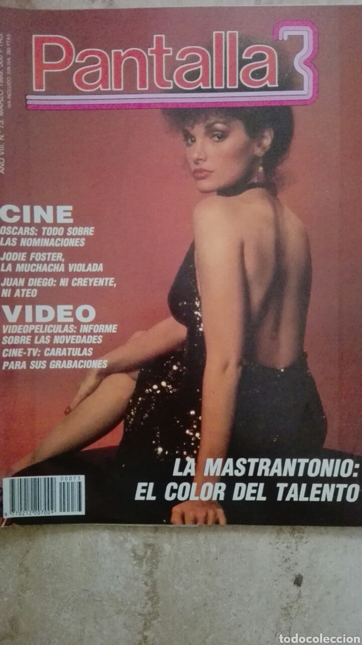 Cine: Pantalla 3 n&deg; 73 M. E. Mastrantonio Juan Diego Jodie Foster Oscars