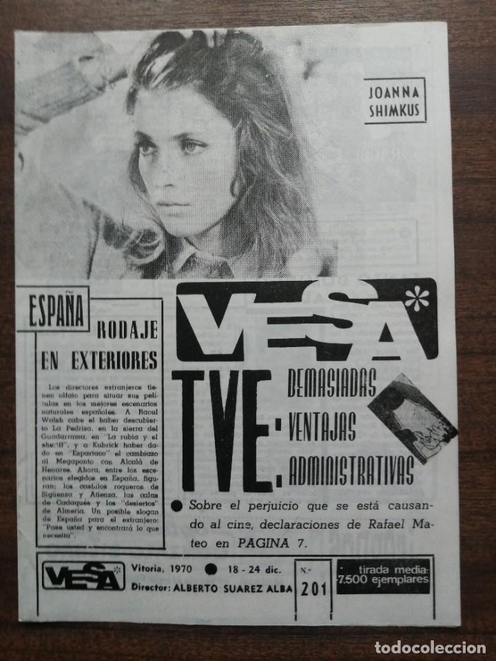Kino: VESA - Revista Semanal de Espect&aacute;culos . Vitoria n&ordm;-201
