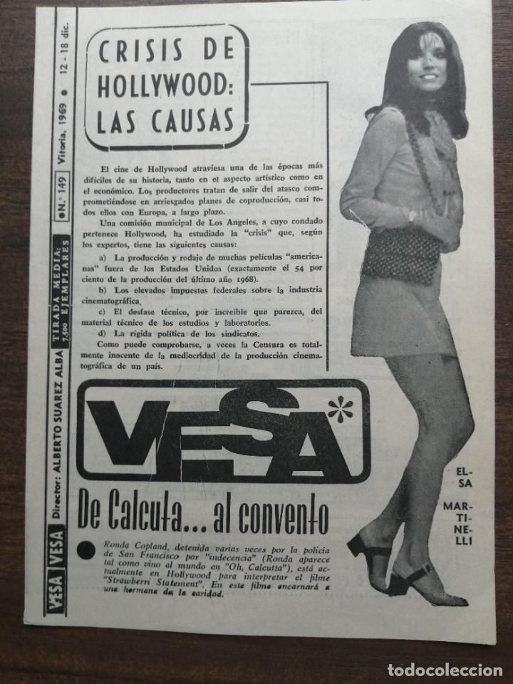 Kino: VESA - Revista Semanal de Espect&aacute;culos . Vitoria n&ordm;-149