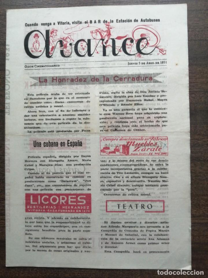 Kino: CHANCE - Gui&oacute;n Cinematogr&aacute;fico- 5-04-1961