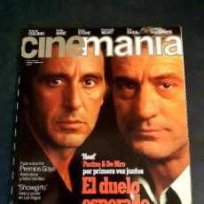 Cine: CINEMANÍA Nº 5 ROBERT DE NIRO Y AL PACINO AÑO 1996. Lote 362961465