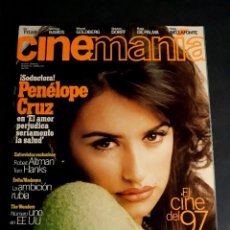 Cine: CINEMANÍA Nº 16 PENÉLOPE CRUZ AÑO 1997. Lote 362963435