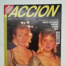 Cine: REVISTA ACCIÓN - CINE - Nº 45 - AÑO 1992 - CONSERVA LOS SUPER POSTER (VAN DAMME, BRAD PITT). Lote 364786571