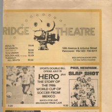 Cine: RIDGE TEATRE. THE GOOD FATHER / SHADEY / WORLD CUP MEXICO 1986. (P/D68). Lote 365681431