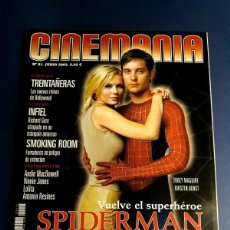 Cine: CINEMANIA Nº 81 SPIDERMAN AÑO 2002 EXCELENTE ESTADO. Lote 365718491