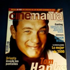 Cine: CINEMANIA Nº 65 TOM HANKS AÑO 2001 EXCELENTE ESTADO. Lote 365727631