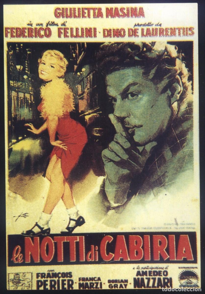Cine: Q-10521- Le notti di Cabiria (LAS NOCHES DE CABIRIA) (FICHA T&Eacute;CNICA) GIULIETTA MASINA