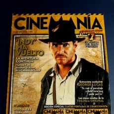 Cinéma: CINEMANIA Nº 152 INDIANA JONES AÑO 2008 EXCELENTE ESTADO. Lote 366259931