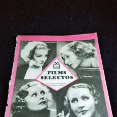 Cine: FILMS SELECTOS - 06/01/1934 - AÑO IIV - Nº 169 - ROSITA MORENO. Lote 366362061