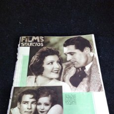Cine: FILMS SELECTOS- 05/05/1934 -AÑO V - Nº 186 -NANCY CARROLL Y CARY GRANT,RANDOLPH SCOTT - PAULE DUBOST. Lote 366364076