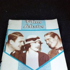 Cine: FILMS SELECTOS- 21/04/1934 -AÑO V-Nº 184 -ADRIENNE AMES - VICTOR MC LAGLEN Y EDMUND LOWE - ANNA STEN. Lote 366364366