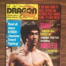 Cine: BRUCE LEE KUNG FU MONTHLY POSTER DRAGON Nº 8. Lote 366810976