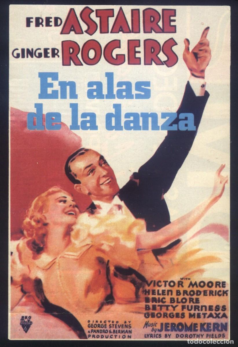 Cine: Q-10540- En alas de la danza (Swing Time) (RECORTE PRENSA 11x16) Fred Astaire - Ginger Rogers