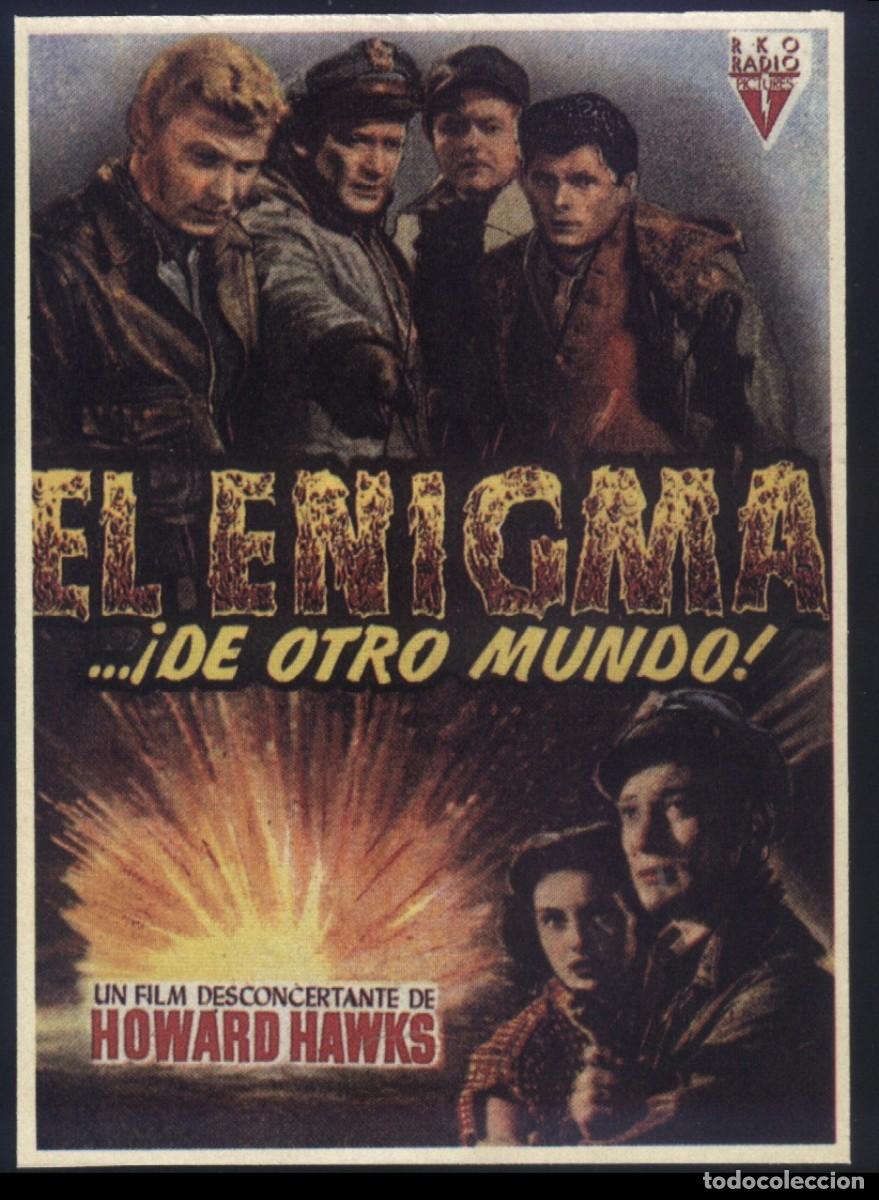 Cine: Q-10551- EL ENIGMA DE OTRO MUNDO (The Thing from Another World) (RECORTE PRENSA 10x14) Kenneth Tobey