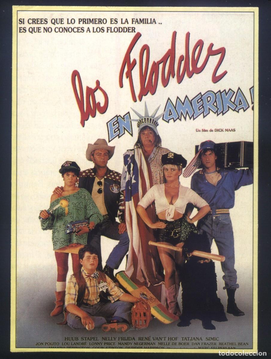 Cine: Q-10555- LOS FLODDER EN AMERIKA (Flodder in Amerika! (Flodder 2)) (RECORTE PRENSA 9x12) Huub Stapel