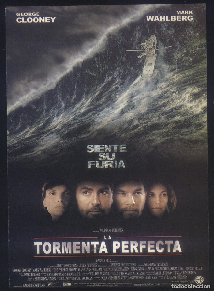 Cine: Q-10556- La tormenta perfecta (The Perfect Storm) (FICHA T&Eacute;CNICA) George Clooney - Mark Wahlberg