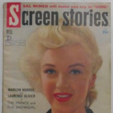Cine: WM60D MARILYN MONROE REVISTA SCREEN STORIES JULIO 1957