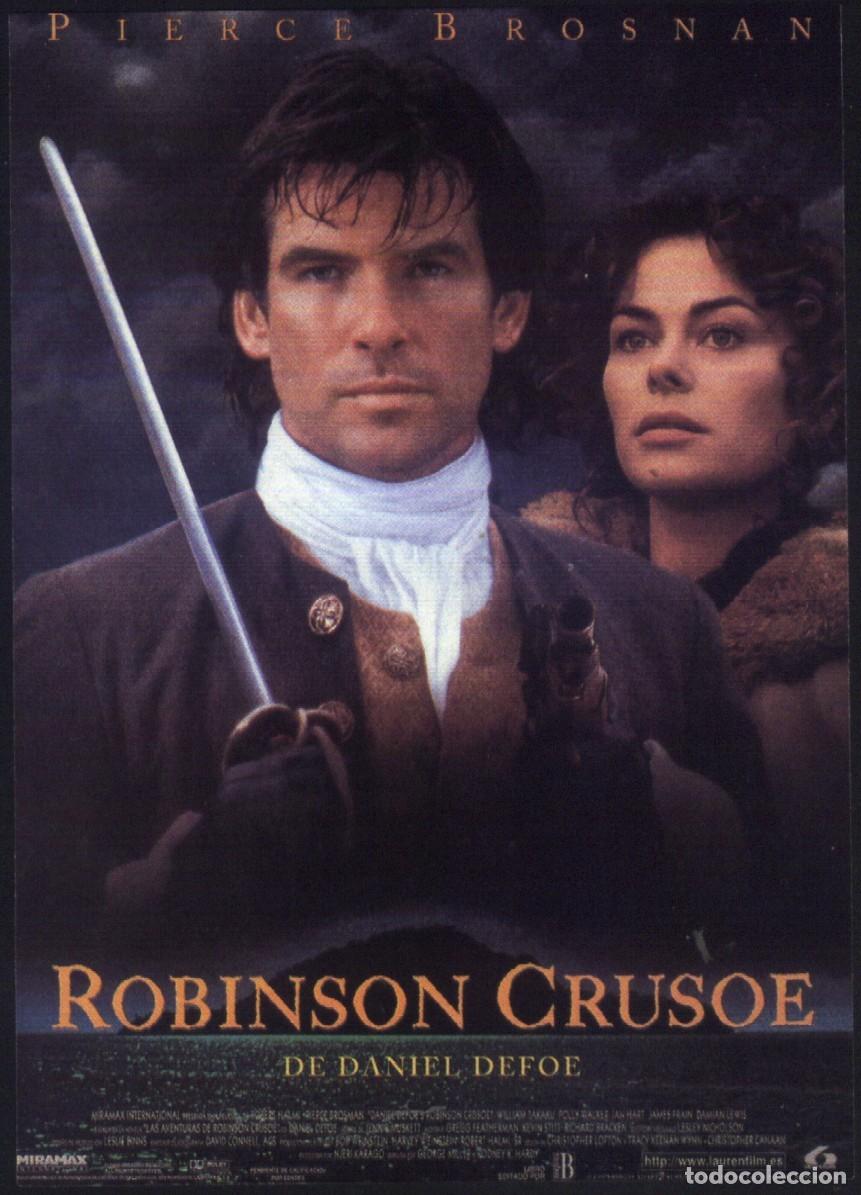 Cine: Q-10643- Robinson Crusoe (FICHA T&Eacute;CNICA) Pierce Brosnan - Polly Walker - William Takaku - Ian Hart