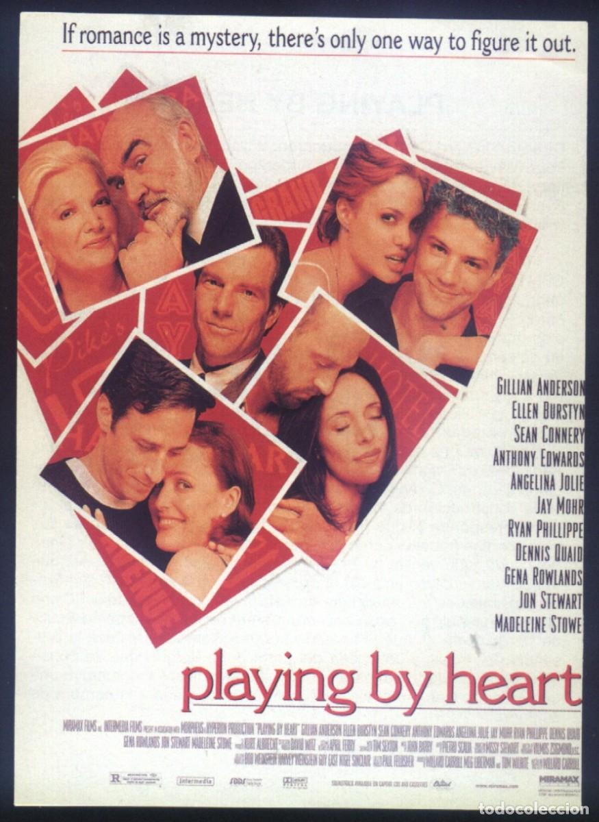 Kino: Q-10689- Playing by Heart (Jugando con el coraz&oacute;n) (FICHE T&Eacute;CNICA) Gillian Anderson - Sean Connery