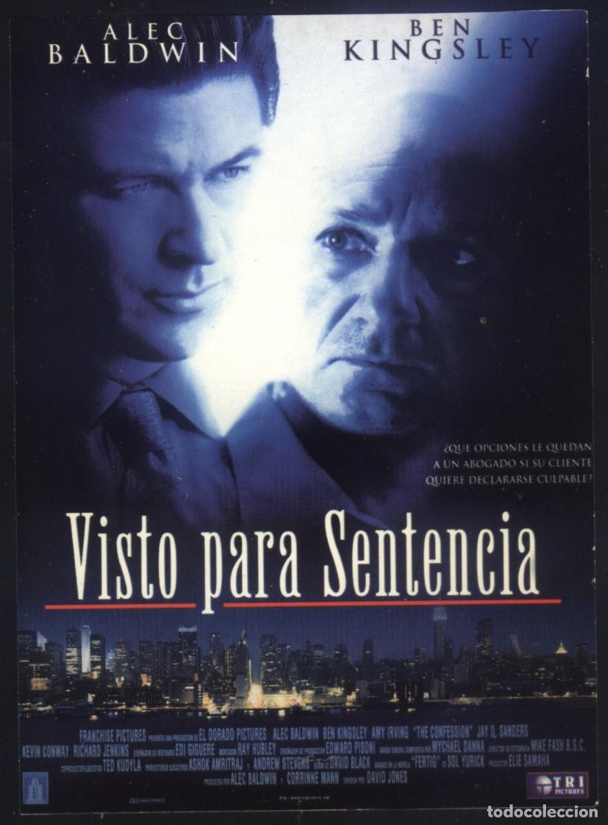 Kino: Q-10705- Visto para sentencia (The Confession) (FICHA T&Eacute;CNICA) Alec Baldwin - Ben Kingsley