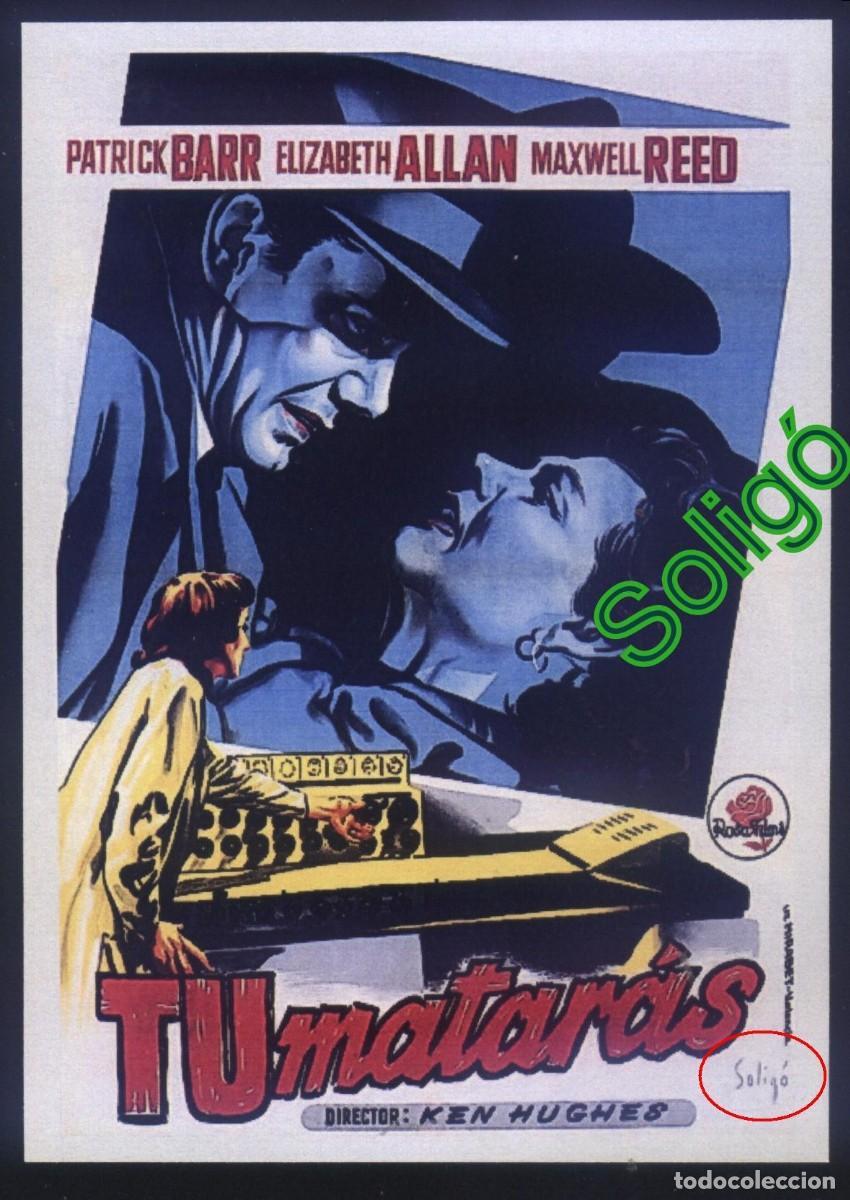 Cine: Q-03927- TU MATARAS (The Brain Machine) (SOLIG&Oacute;) (COPIA CARTEL FORMATO FOLLETO MANO) Patrick Barr