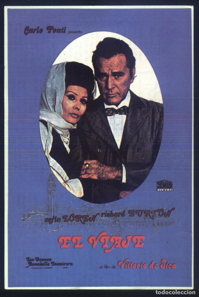 Kino: Q-10733- EL VIAJE (Il viaggio) (RECORTE DE PRENSA 10x15) Sophia Loren - Richard Burton - Ian Bannen