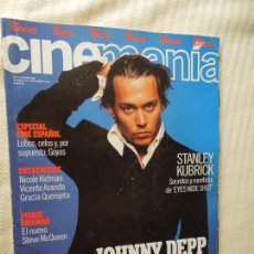 Cine: CINEMANIA REVISTA Nº 48 - 09-1999- JOHNNY DEPP-NICOLE KIDMAN. Lote 377945549