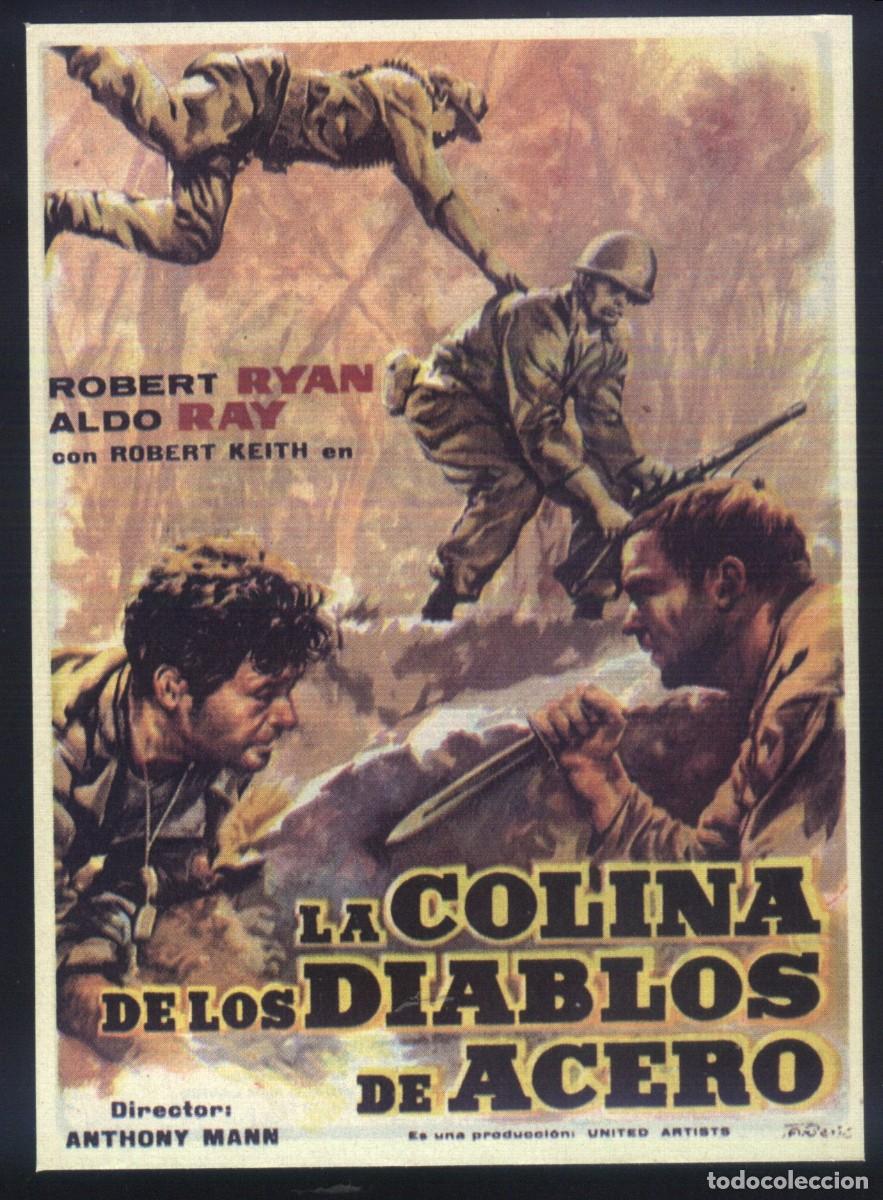 Kino: Q-10731- La colina de los diablos de acero (Men in War) (RECORTE PRENSA 9x13) Robert Ryan