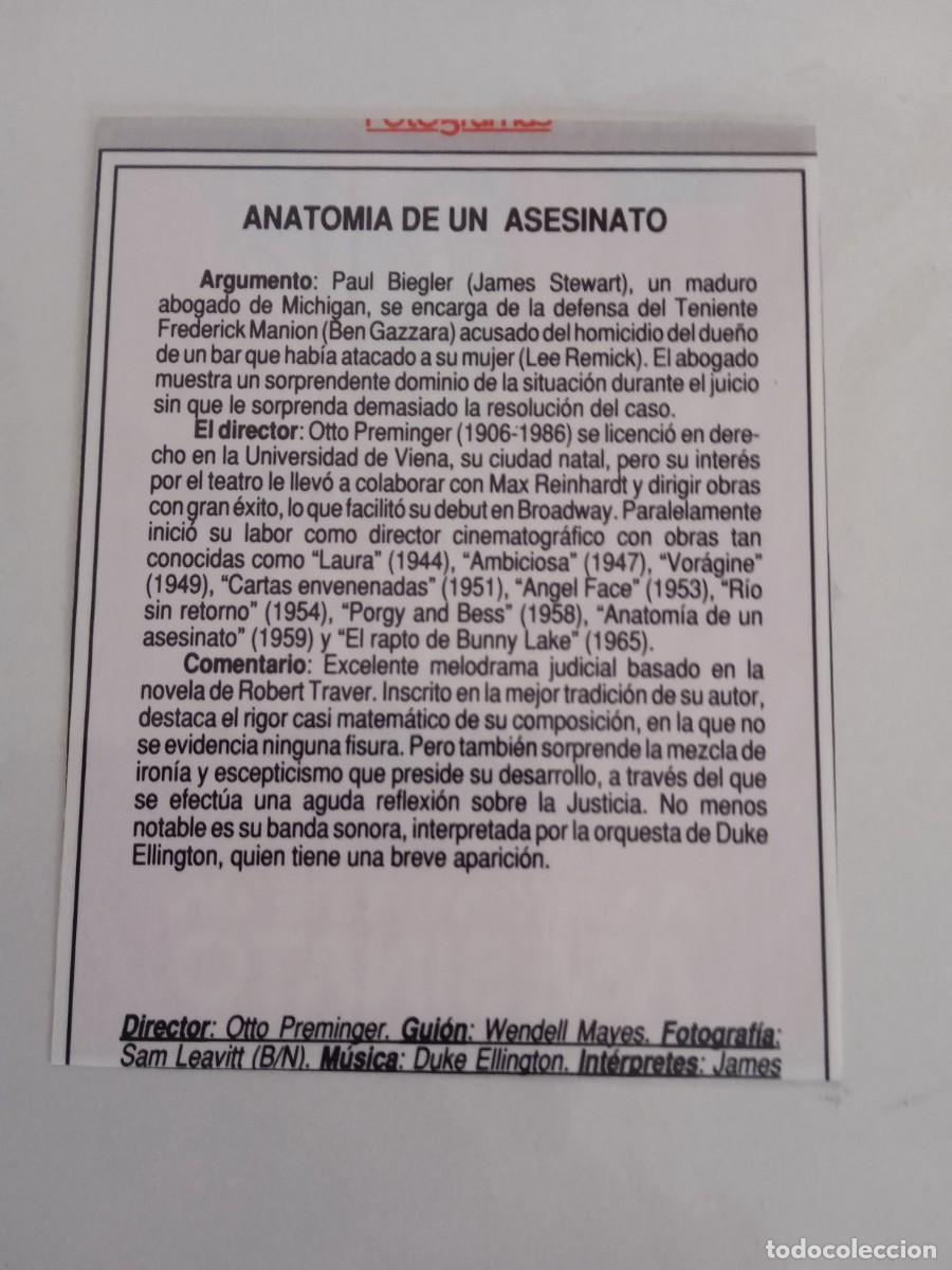 Cine: Anatom&iacute;a de un asesinato - Foto 2