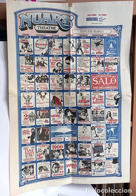 Cine: Nuart Theatre, Hollywood. Cartel-programa - Foto 2