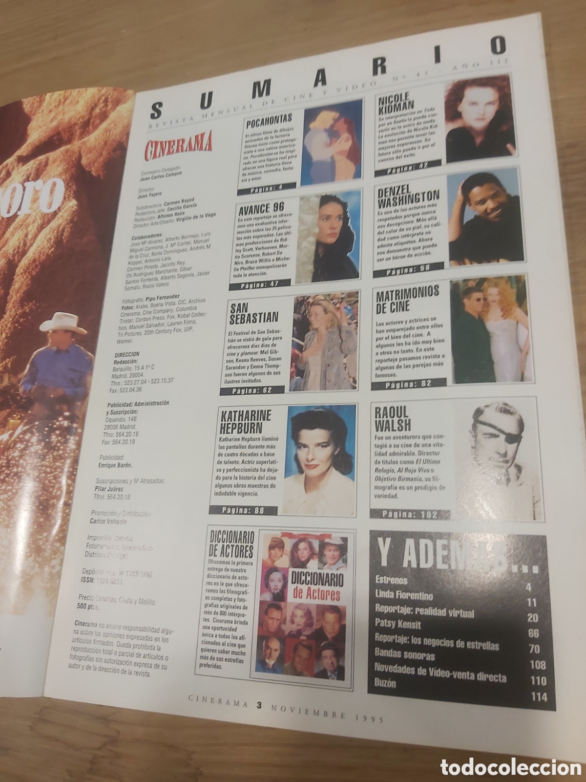 Cine: Revista cinerama n&uacute;m 41 1995 - Foto 2