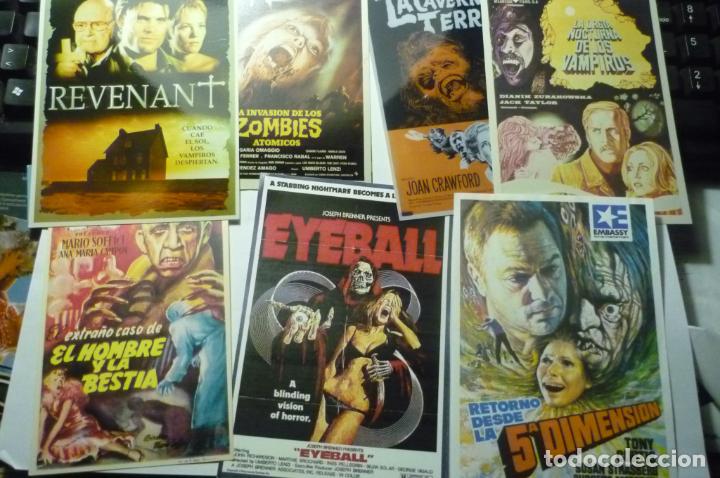 Kino: lote reproducc. papel y foto peliculas terror