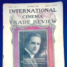 Cine: CINE MUDO - SILENT MOVIE - 1920 - INTERNATIONAL CINEMA TRADE REVIEW
