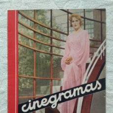 Cine: REVISTA SEMANAL DE CINE CINEGRAMAS AÑO 1934 AÑO II 2 Nº 34 MADELEINE CARROLL. Lote 396155649