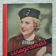 Cine: REVISTA SEMANAL DE CINE CINEGRAMAS AÑO 1934 AÑO II 2 Nº 38 ROSITA DIAZ. Lote 396156274