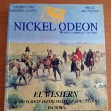 Cine: NICKEL ODEON-REVISTA TRIMESTRAL DE CINE - NÚMERO CUATRO-4 - AÑO 1996 - PERFECTO ESTADO. Lote 398410569