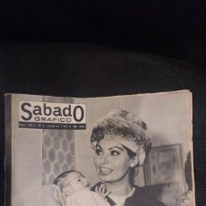Cine: REVISTA SABADO GRAFICO Nº 329 AÑO 1963. SOFIA LOREN Y SU SOBRINA.ANTONIO BAYLA PARA LOS NENNEDY.. Lote 401325184