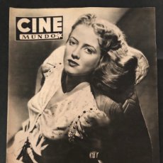 Cine: REVISTA CINE MUNDO 1954 PATRÍCIA JOINER SARA MONTIEL OLIVIA DE HAVILLAND MARÍA FÉLIX DOLORES DEL RÍO. Lote 402226049