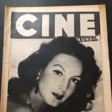 Cine: REVISTA CINE MUNDO 1956 MARÍA FÉLIX CARMEN SEVILLA JOAN CRAWFORD CAROL OHMART. Lote 402258839
