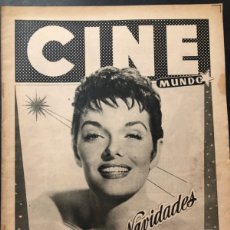 Cine: REVISTA CINE MUNDO 1955 JANE RUSSELL JOAN CRAWFORD GRACE KELLY KATHARINE HEPBURN. Lote 402261134